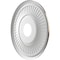 Ekena Millwork Berkshire PVC Medallion (Canopies up to 7"), 16"OD x 3 1/2"ID x 1"P, Textured Metallic Mystic Brown CMP16BEAMB - alternate 3